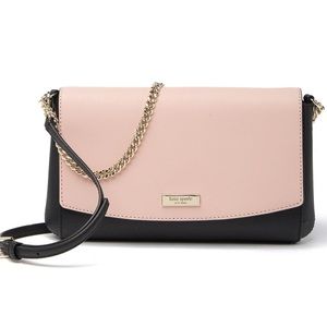 New Kate spade new york greer leather crossbody bag double straps brand new